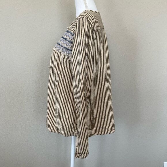 Current/Elliot Striped Blouse    - Picture 3 of 10